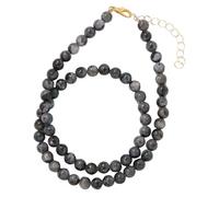 Generisch Edelsteinperlen-Halsketten Für Damen Und Herren, Handgefertigt, Natursteinperlen, Halskette Mit Heilkristallen, Strang, Reiki, Yoga, Schmuck, Geschenke Mit Karte, Larbradorit