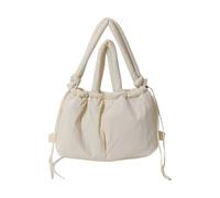Generisch Einkaufen Taschen Puffer Backpack For Women Puffer Bag Lightweight Puffy Purse Large Puffy Backpack & Taschen (White, One Size)