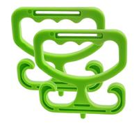 Generisch Einkaufstaschenträger - 2 Stück Komfortabler Ergonomischer Griff,Einkaufstaschen Halter und Träger mit einer Tragfähigkeit von bis zu 45 kg,Für Einkaufswagen Müll Lieferung Lebensmittel