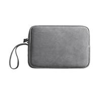 Generisch Electronic Bag, Travel Cable Organizer Pouch, Portable Storage Sleeve, Multi-Pocket Design, Tech Accessory Case for Phone Cords, Power Bank, Earphones, Travel, Space Gray