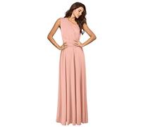 Generisch Elegante Kleider Damen Für Hochzeit Wickelkleid, Wandelbar, Multiway-Kleider Abendkleider Für Brautjungfern Hochzeitsgästekleider Frauen Cocktailkleid Blitzangebote