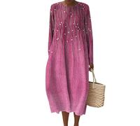 Generisch Elegante Sommerkleider Damen Kleider Damen Sommer Elegant Hemdblusenkleid Strandkleider GroßE GrößEn Wickelkleid Freizeitkleider Sommer Blumenkleid Midikleid Hemdkleid Shirtkleid