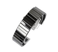 Generisch Ersatzarmband aus Keramik for Herrenuhren, kompatibel mit der schwarzen Uhrenkette Rado DIAMASTER-Serie, 27 mm, 35, Uhrenarmbänder, Zubehör(35mm)