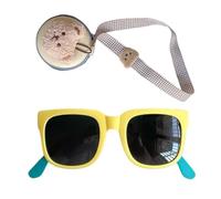 Generisch Foldable Kids Shades - 12.5cm PC, Flexible Child Visors, UV Block | Folding, Junior Sport Frames, UV Eyewear With Lanyard For Boys, Girls, Camping, Picnic, Hiking, Outdoor, Travel