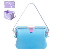Generisch Food-Grade Silicone Beach Bag,Women Summer Foldable Handbag | Waterproof Purse Crossbody Bag That Floats,Leakproof Floating Tote,Washable Self-Standing Reusable Beach Travel Shoulder Bags
