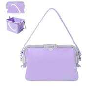 Generisch Food-Grade Silicone Beach Bag,Women Summer Foldable Handbag | Waterproof Purse Crossbody Bag That Floats,Leakproof Floating Tote,Washable Self-Standing Reusable Beach Travel Shoulder Bags