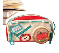 Generisch Food Theme Pencil Pouch, Large Capacity Zipper Stationery Bag