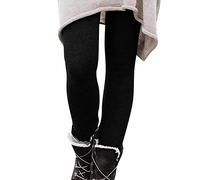 Generisch Frauen Braune StrumpfhoseThermo ThermohoseGroße Größen Warme Jogginghose Winter Dicke Laufhose Baumwolle Winterleggings High Waist Sportleggins Gefütterte Winterhose Thermo Hosen