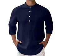 Generisch Freizeithemd Herren - T Shirt Fashion Tee T Shirt Boys Neck Comfortable Streetwear Casual Business Shirt