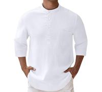 Generisch Freizeithemd Herren - T Shirt Fashion Tee T Shirt Boys Neck Comfortable Streetwear Casual Business Shirt