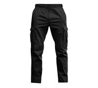 Generisch Freizeithose Herren Schlupfhose Jeans Herren Stretch Elegant Baggy Cargohosen Für Herren Sommerhose Angebote des Tages Heute Blitzangebote Schwarz L