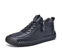 Generisch Freizeitschuhe Herren Walkingschuhe Mit Seitlichem ReißVerschluss Fitnessschuhe Bequeme Passform Trekkingschuhe Slip On Wanderschuhe Für Männer Sportliche Joggingschuhe Outdoor