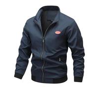 Generisch Funktionsjacke Herren - Frühling Männer Jugend Dünne Karierte Baseball Jacke Leichte Lässige Übergangsjacke Sportlicher Stil