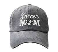 Generisch Gestickte Soccer Mom Baseballkappe Lässig Atmungsaktiv Unisex Für Outdoor Aktivitäten Mit Verstellbarem Schirm