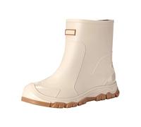 Generisch Halbhohe Gummistiefel Herren - Herren Ganzjahres Regenstiefel für nasse Outdoor Aktivitäten einteilige leichte Slipper Paare rutschfeste Sohle