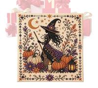 Generisch Halloween Embroidery Kit, DIY Kit, Needlework Craft Set