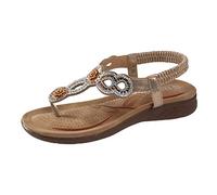 Generisch Hallux Valgus Sommer Flach Pantolette,Sommerschuhe Damen Bequem Bequeme Pantoletten Sandals Sommer Schuhe Sandalen Slingback Orthopädische Slide Schlappen Pantolette Freizeitschuhe 39