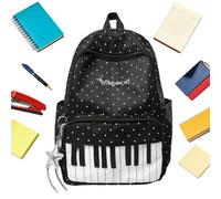 Generisch Handgepäck Rucksack | Piano-Muster großer Rucksack für die Uni,Business Laptop | für Flugreisen Studenten Laptop Wandern Alltag