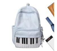Generisch Handgepäck Rucksack - Piano-Muster großer Rucksack für die Uni - Reiserucksack mit vielen Taschen - für Studenten Uni Flugzeug Reisen Alltag