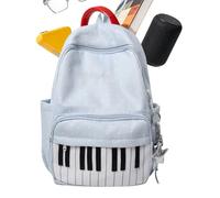Generisch Handgepäck Rucksack - Piano-Muster großer Rucksack für die Uni,Unisex College für den Alltag,für Laptop, Wandern, Flug, Studenten, Alltag