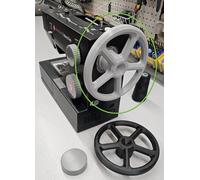 Generisch Handrad für Nähmaschinen für Singer 4452, 4432, 4423, 4411, HD, HD 6380 - Verbesserte Kontrolle und Drehmoment (Schwarz)