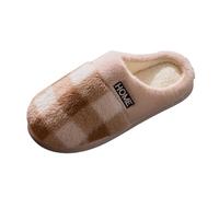 Generisch Hausschuhe Herren Plüsch Damen Kuschelschuhe Fluffy Slippers Kuh Warme Schlappen Halloween Fell Geschlossen Lustig Süße Süß Flauschig Hunde Flauschige Tier Kuschel