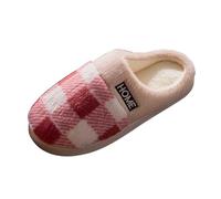 Generisch Hausschuhe Herren Plüsch Damen Kuschelschuhe Fluffy Slippers Kuh Warme Schlappen Halloween Fell Geschlossen Lustig Süße Süß Flauschig Hunde Flauschige Tier Kuschel