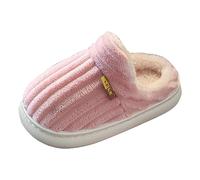 Generisch Hausschuhe Mädchen Jungen Plüsch Slipper Warm Filzpantoffeln mit -Motiven Weich Leichte rutschfeste Hüttenschuh Slippers Warme Filz Pantoffeln für Mädchen & Jungen,