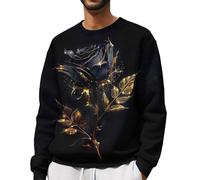 Generisch Herren 1/4 Zip Fleece Pullover Langarm Funktionsshirt Warm Wanderpullover Sportshirt Fleecejacke Sweatshirts Herren Sweatshirt Für Herren Mit Reißverschluss Herren-Strick-Hoodie