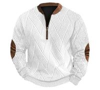 Generisch Herren 2 Tone Raglan Crewneck, Männer Pullover, erhältlich in vielen Herrenpullover Herren Sweatjacke Ohne Kapuze Baumwolle Baumwollpullover Herren