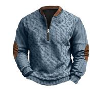 Generisch Herren 2 Tone Raglan Crewneck, Männer Pullover, erhältlich in vielen Herrenpullover Herren Sweatjacke Ohne Kapuze Baumwolle Baumwollpullover Herren