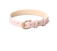 Generisch Herren Armband Leder, Damenarmband Aus Echtem Leder, Verstellbar, Handgefertigt, Mit Schnalle, Punk, Stapelbare Steigbügelriemen, Charmanter Schmuck Für Frauen, Teenager-Mädchen, Rosa (