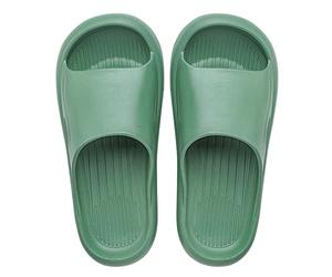 Generisch Herren Badeschuhe Hausschuhe Slippers 2025 Sommer Slide Pantoletten Badelatschen Offene Zehe Herrenhausschuhe Indoor/Outdoor Rutschfest Hausschlappen Wasserdichten Schlappen Latschen