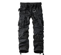 Generisch Herren Cargohose Lang Jeans Pluderhose Herren Freizeithose Lang Baumwolle Cargohose Stretch Sommer Jogginghose Grau Meliert Sporthose Kinder Trainingshose Weisse Jeans