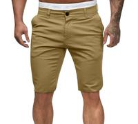Generisch Herren Chino Shorts Sommer Slim Fit Kurz Hosen Golfhose Lässiges Kurze Jeans Herren Bermuda Shorts