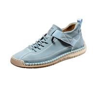 Generisch Herren Damen Lederschuhe,Wanderschuhe Herren Wasserdicht Leicht,Casual Formal Driving Freizeitschuhe,Dicke Sohle rutschfeste Walkingschuhe,Große Größe Schnürschuhe Leder,Sportschuhe