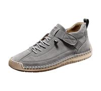 Generisch Herren Damen Lederschuhe,Wanderschuhe Herren Wasserdicht Leicht,Casual Formal Driving Freizeitschuhe,Dicke Sohle rutschfeste Walkingschuhe,Große Größe Schnürschuhe Leder,Sportschuhe