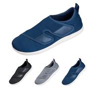 Generisch Herren Diabetiker Schuhe mit Memory Foam, Atmungsaktives, Luftkissen, Sneaker, Bequeme, rutschfest, Fußschwellung, Verbandschuhe, Breite Füße, Orthopädische Schuhe Walkingschuhe