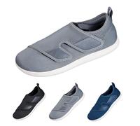 Generisch Herren Diabetiker Schuhe mit Memory Foam, Atmungsaktives, Luftkissen, Sneaker, Bequeme, rutschfest, Fußschwellung, Verbandschuhe, Breite Füße, Orthopädische Schuhe Walkingschuhe