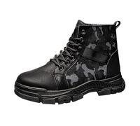 Generisch Herren Militästiefel High Top Camouflage Desert Schuhe Tactical Boots - Retro Mittelalter Schuhe rutschfeste Schnürung Stiefeletten Wanderstiefel Trekkingstiefel