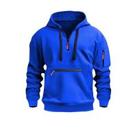 Generisch Herren Pullover Mit Reißverschluss Herren Warm Sweatjacke Herren Ohne Kapuze Stehkragen Sweatshirt Herren Weihnachten Quilted Hoodies for Men Herren Pulloverjacke Mit Reißverschluss