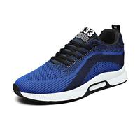 Generisch Herren Schuhe Mesh Elevator Turnschuhe Sommer Schnürung Trekkingschuhe Atmungsaktiv Outdoorschuhe Walkingschuhe Laufschuhe Leicht Orthopädische Sneaker für Fußgewölbeunterstützung