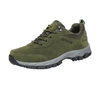 Generisch Herren Schuhe Sommer Sneaker Wildleder Wanderschuhe Trekkingschuhe rutschfest Sportschuhe Verschleißfest Turnschuhe Dicke Sohle Arbeitsschuhe Urban Freizeitschuhe Lässige Weit Zehenschuhe