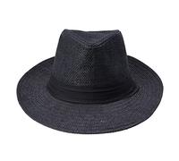 Generisch Herren Sonnenhut, Strohhut Unisex Damen & Herren Luftig Westernhut Großen Kopf Farmerhut Breite Krempe Sommerhut Traveller Hut Festival Sonnenhut Cowboyhut Outdoor Faltbar Fischerhut