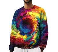 Generisch Herren Sweatshirt Raglan Sweat Langarm Crew Neck Basic College Sweatjacke Casual Colourblock Herren Sweater Ohne Kapuze Sweatshirt Herren Schwarz 100% Baumwolle Sweat Shirt
