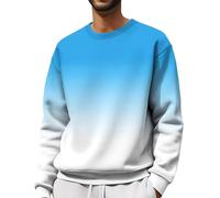 Generisch Herren Sweatshirt Raglan Sweat Langarm Crew Neck Basic College Sweatjacke Casual Colourblock Herren Sweater Ohne Kapuze Sweatshirt Herren Schwarz 100% Baumwolle Sweat Shirt