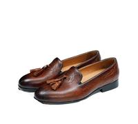 Generisch Herren Tassel Loafer Slip On Business Schuhe für Anzug Hochzeit