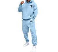 Generisch Herren Trainingsanzug|Jogginganzug|Sportanzug|JoggingAnzuge|Hoodie-Sporthose|Jogging-Anzug|Trainingsanzugs|JoggingHose,Kuschel Pyjama Herren,Lockere Passform