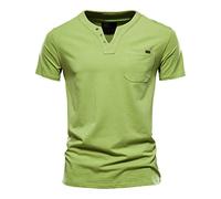 Generisch Herren Uni T-Shirt mit extra tiefem V-Ausschnitt Slimfit deep V-Neck Stretch dehnbar Basic Shirt Tshirt Herren Sommer V Ausschnitt Männer Tshirt Schwarz Oversized Tshirt