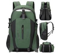 Generisch Herren Wanderrucksack - 40 Liter Wanderrucksack Outdoor Rucksack | Wasserdichter Rucksack Reflektierende Ausrüstung Für Herren Damen Outdoor Reise Sport Angeln Radfahren Trekking